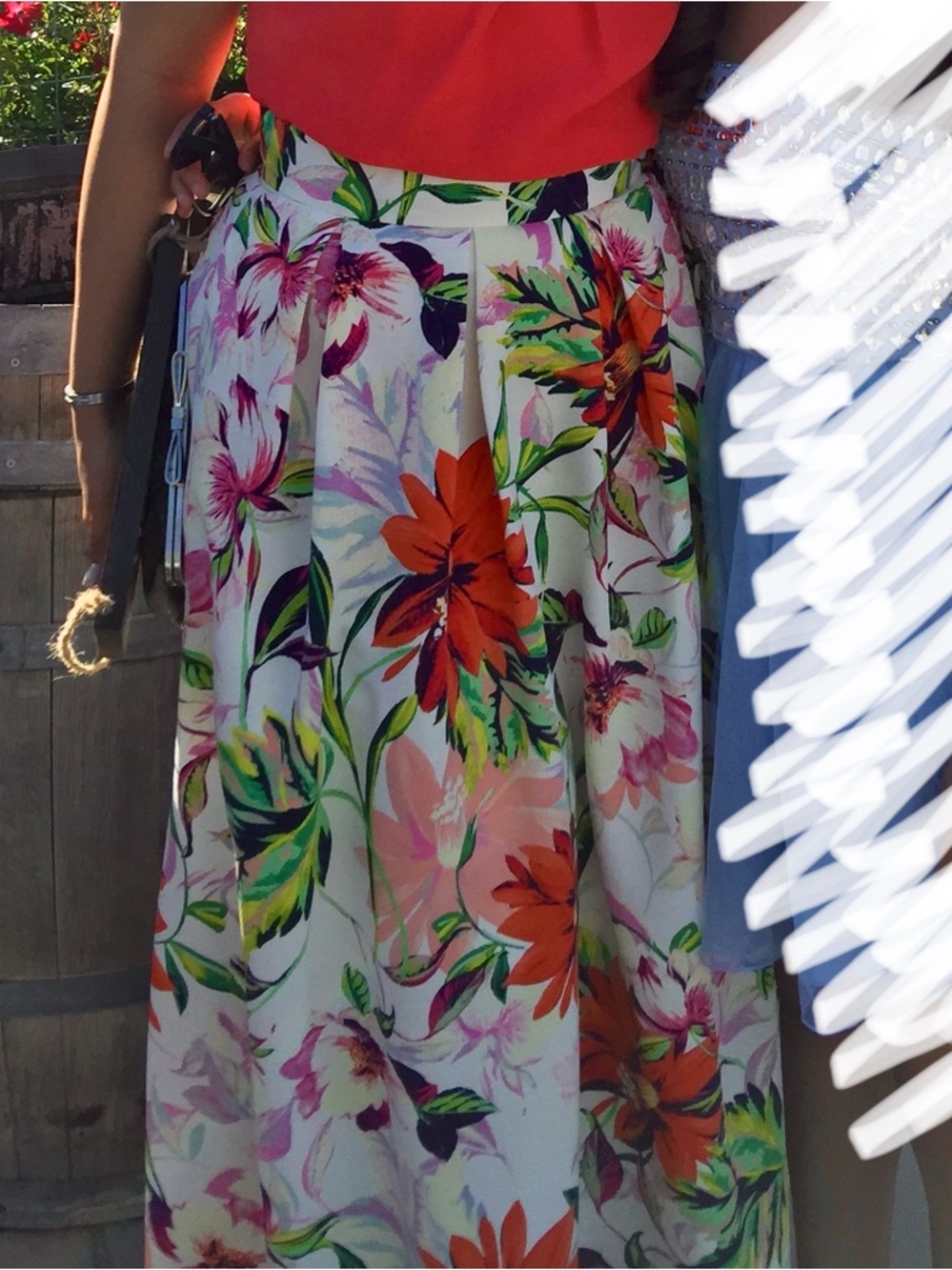 Eliza J (Excellent condition) A-Line Midi Skirt in size 10